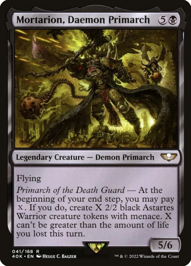 Mortarion, Daemon Primarch image