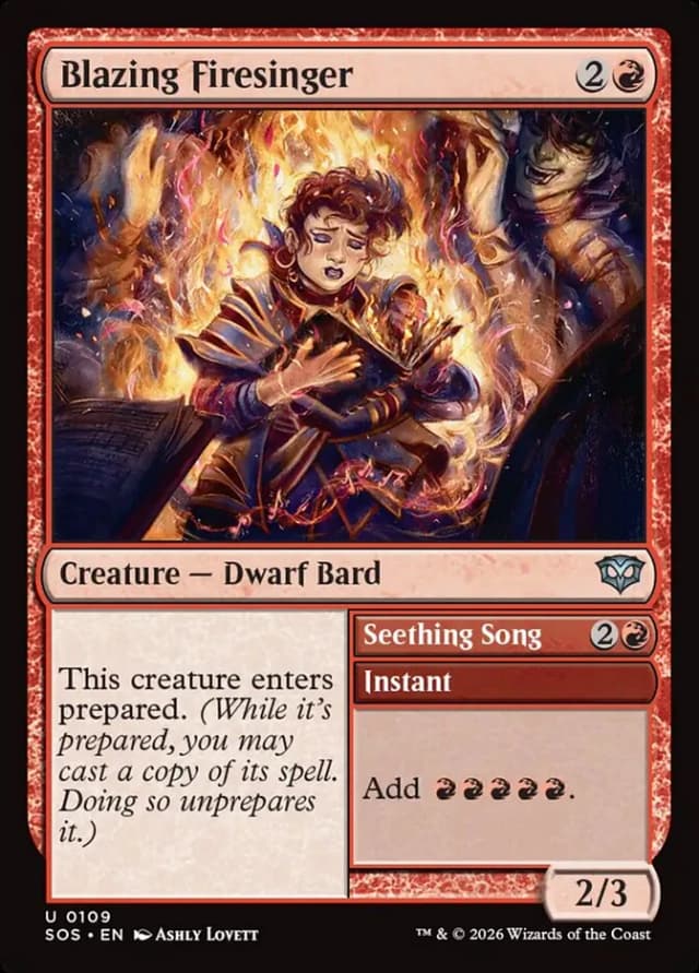 Blazing Firesinger // Seething Song image