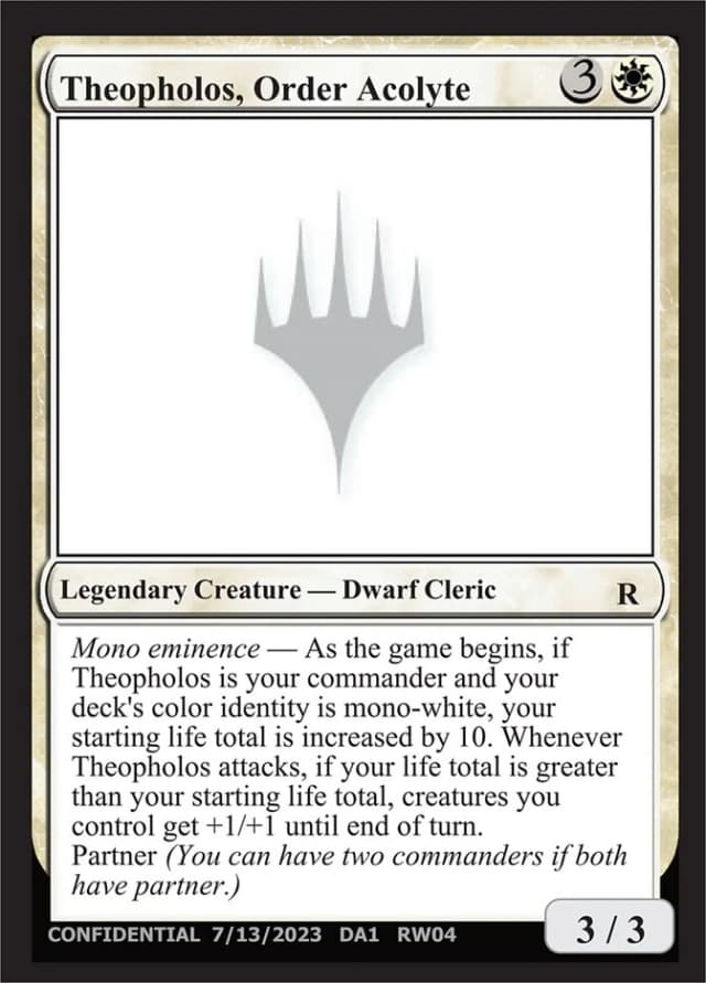 Theopholos, Order Acolyte image