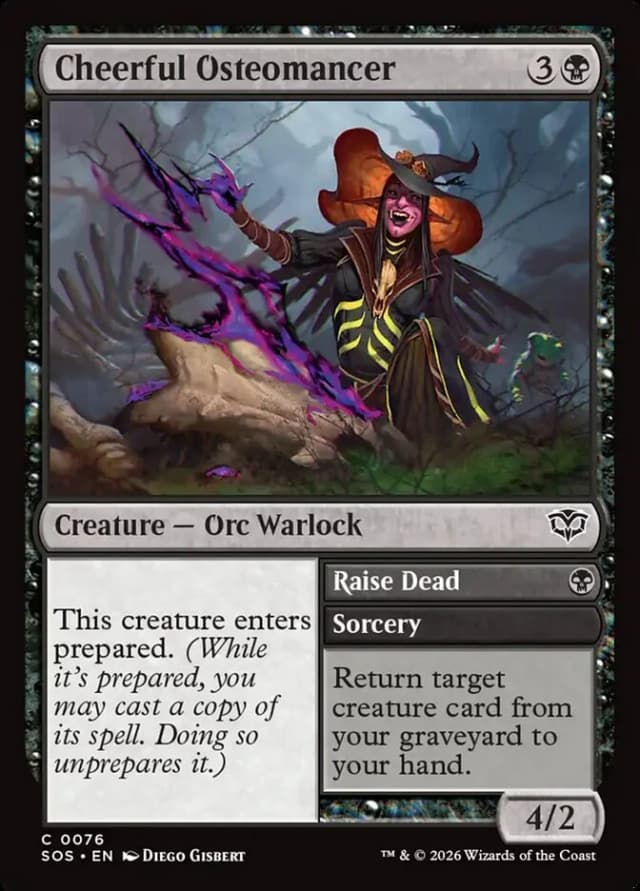 Cheerful Osteomancer // Raise Dead image