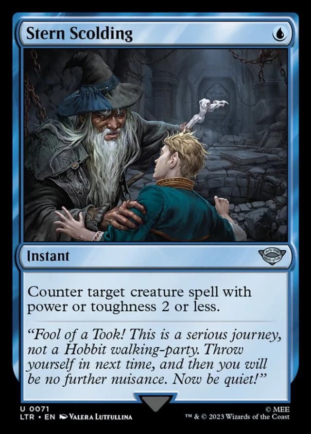 Stern Scolding image