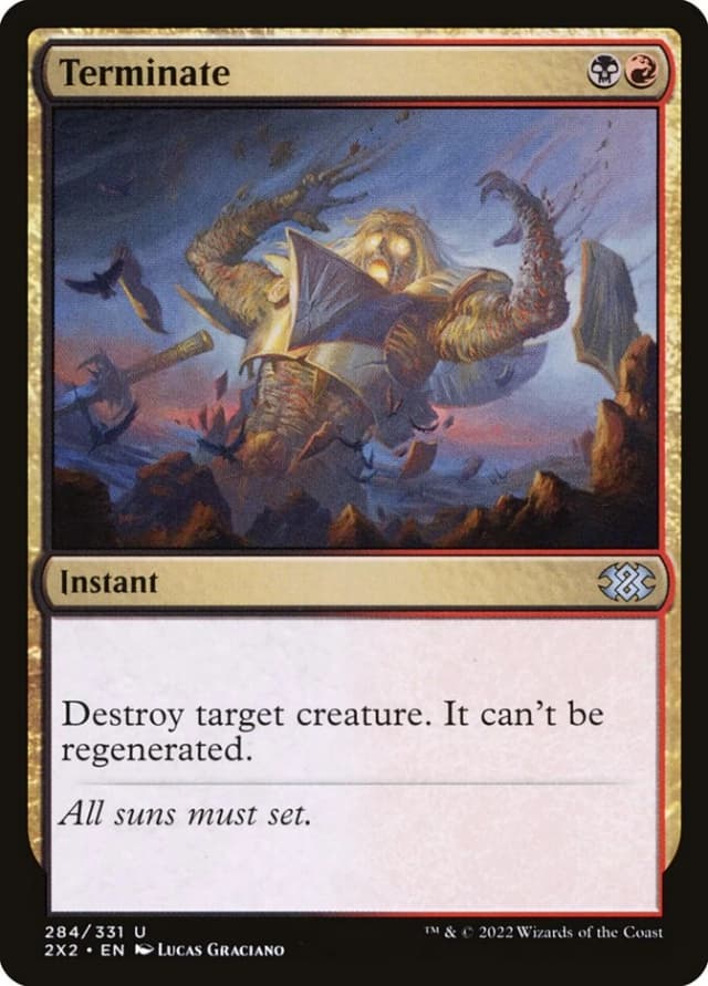 Terminate image
