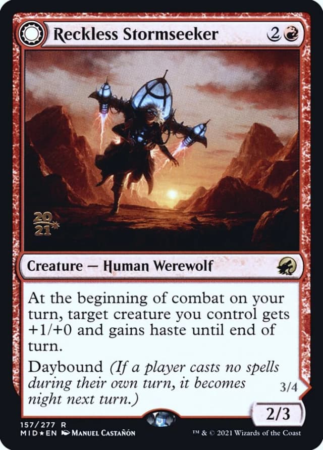 Reckless Stormseeker // Storm-Charged Slasher image