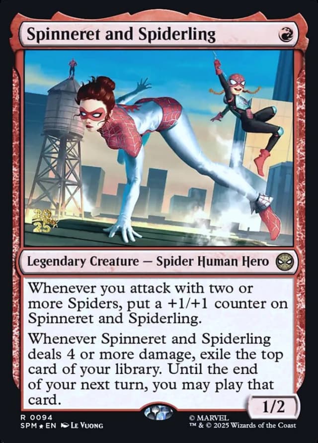 Spinneret and Spiderling image