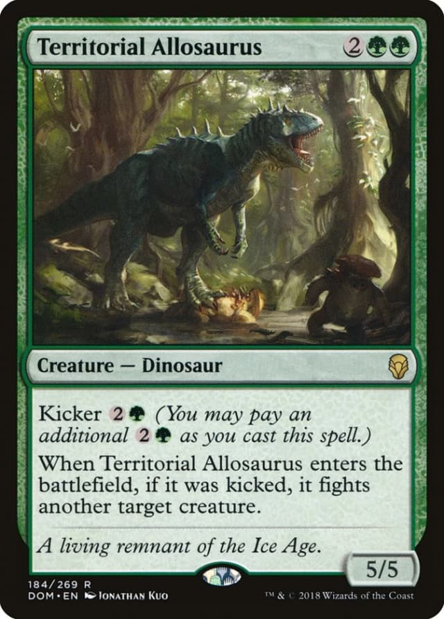 Territorial Allosaurus image