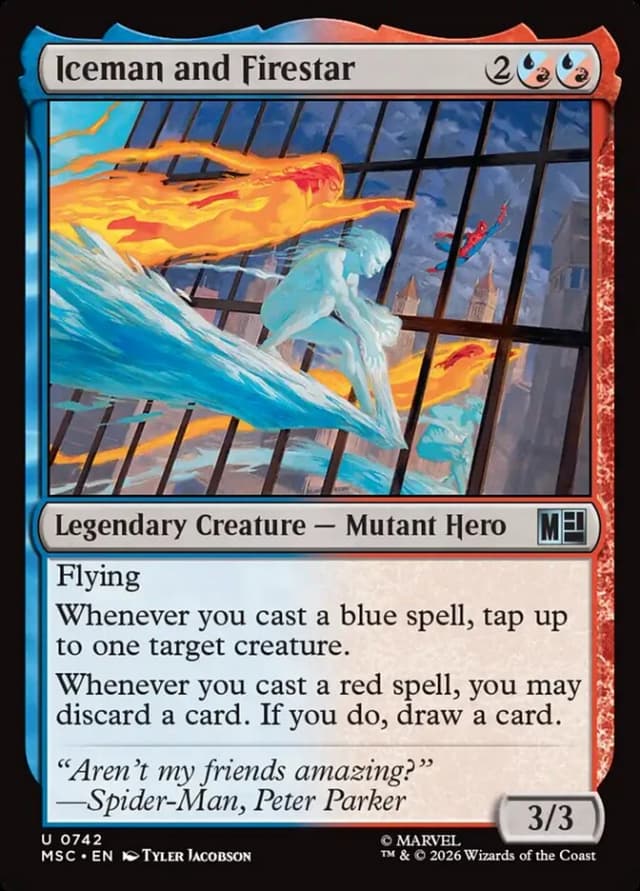 Iceman and Firestar image