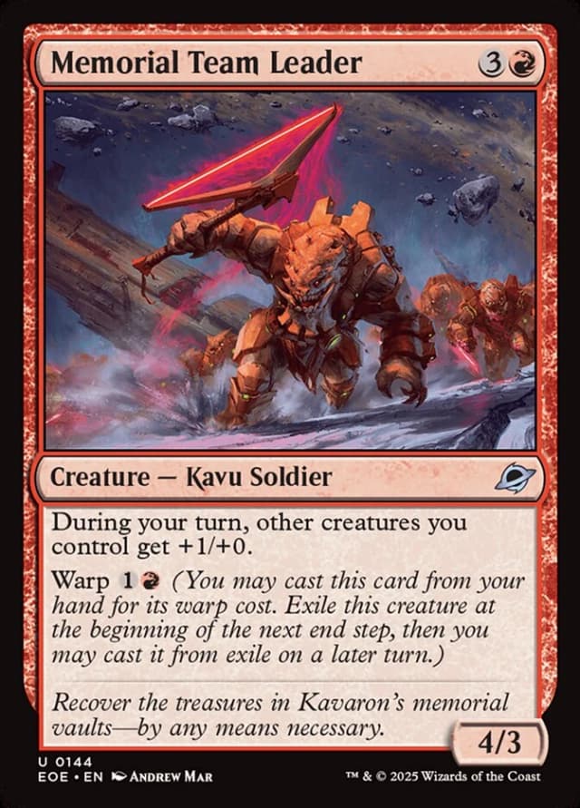 Memorial Team Leader image