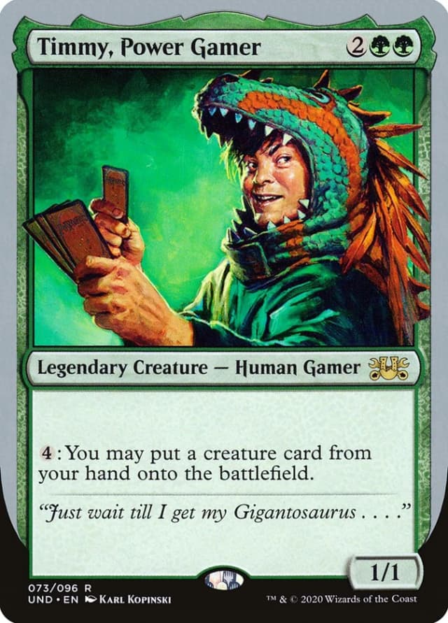 Timmy, Power Gamer image