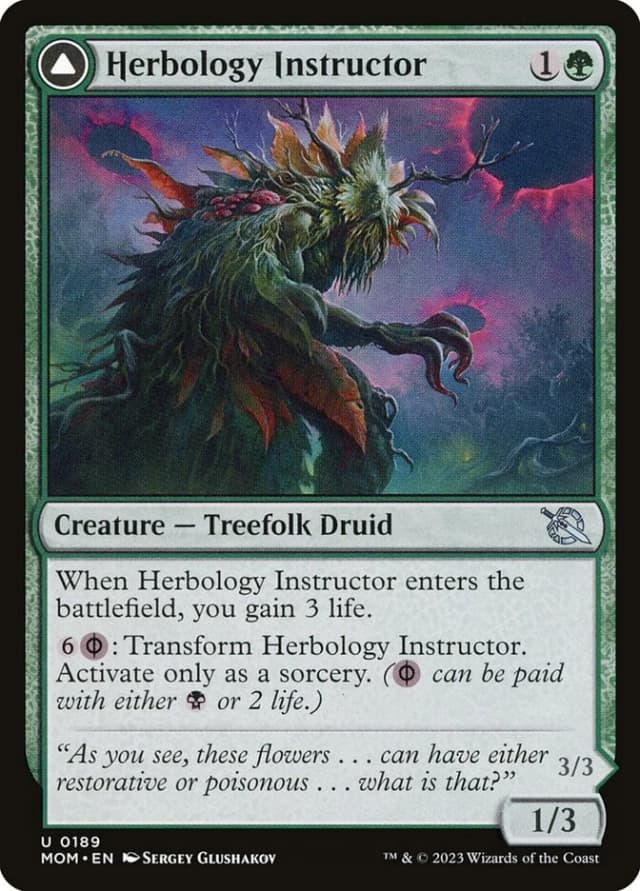 Herbology Instructor // Malady Invoker image
