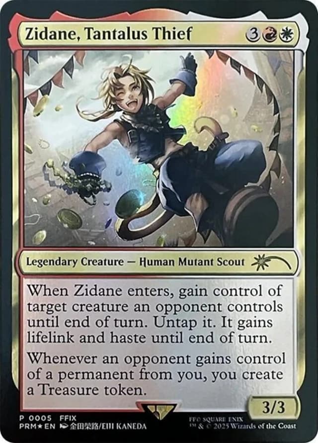 Zidane, Tantalus Thief image