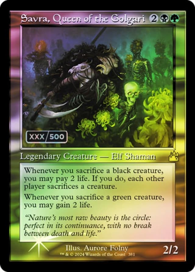 Savra, Queen of the Golgari image