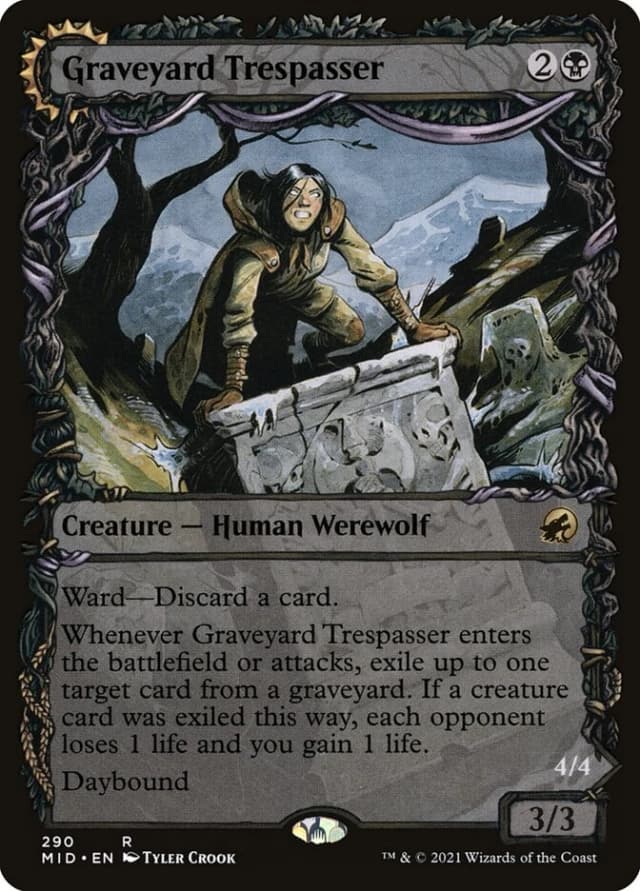 Graveyard Trespasser // Graveyard Glutton image