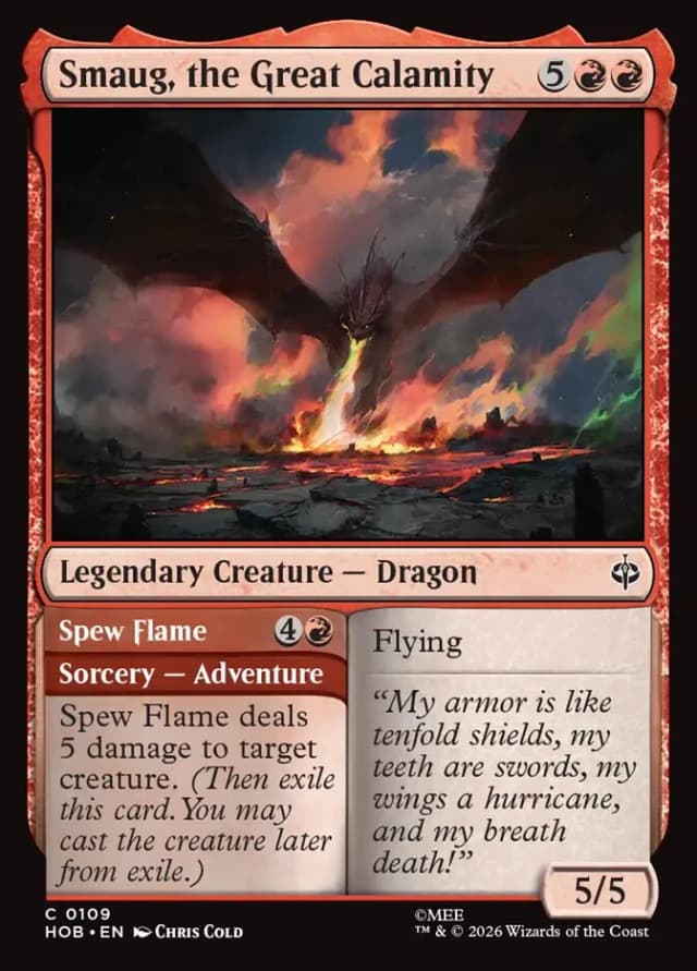 Smaug, the Great Calamity // Spew Flame image