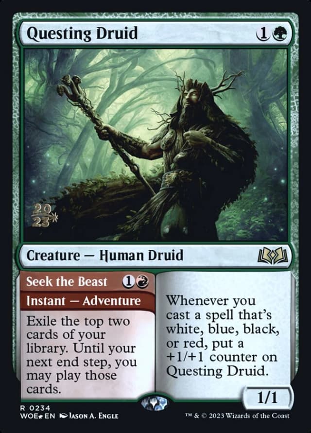 Questing Druid // Seek the Beast image
