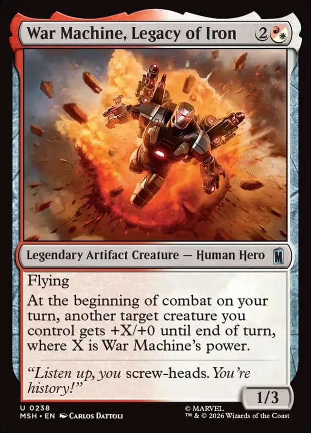 War Machine, Legacy of Iron image