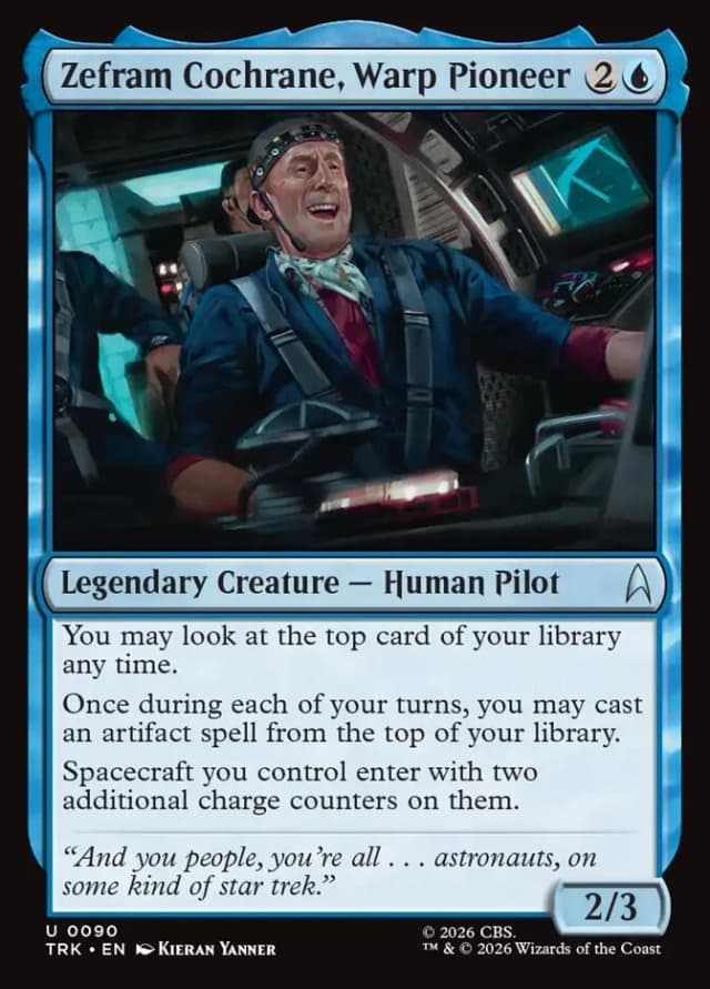 Zefram Cochrane, Warp Pioneer image