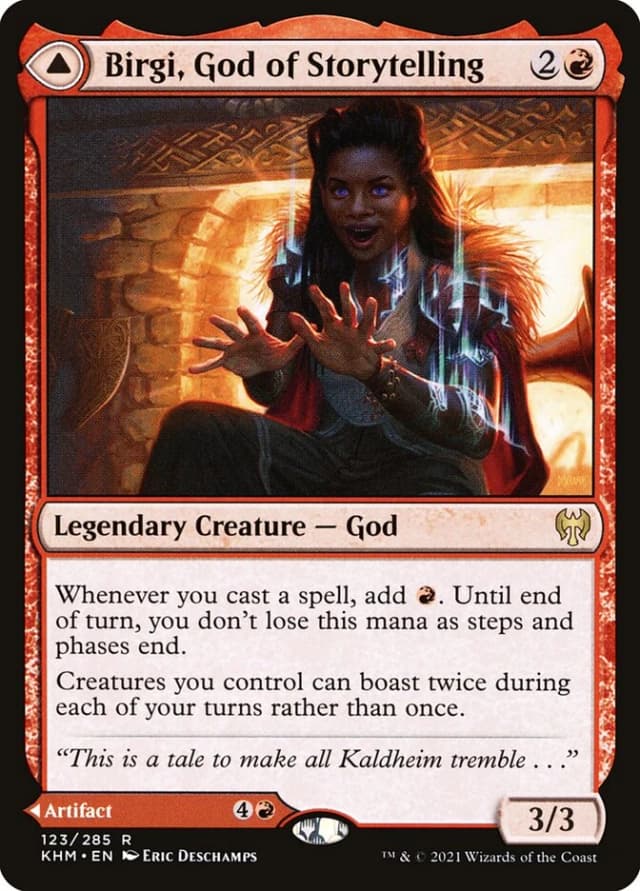 Birgi, God of Storytelling // Harnfel, Horn of Bounty image