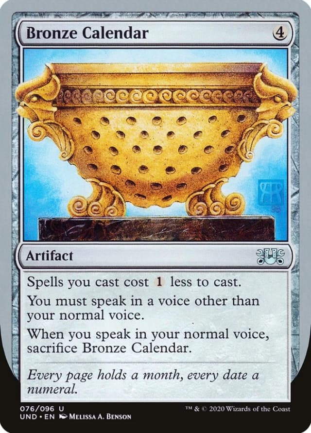 Bronze Calendar image