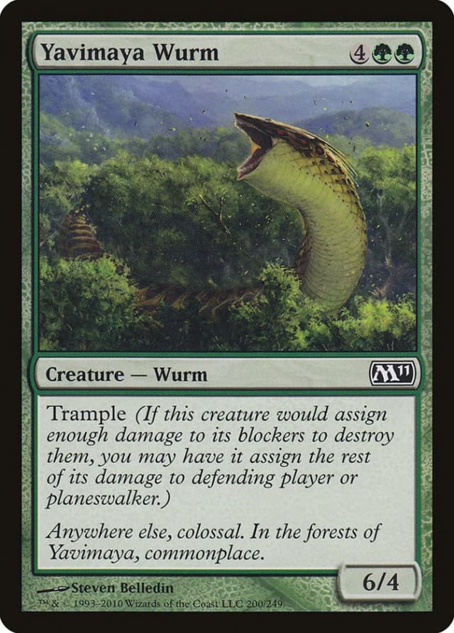 Yavimaya Wurm image