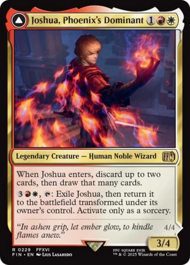 Joshua, Phoenix's Dominant // Phoenix, Warden of Fire image