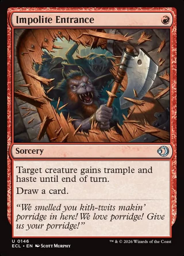 Impolite Entrance image