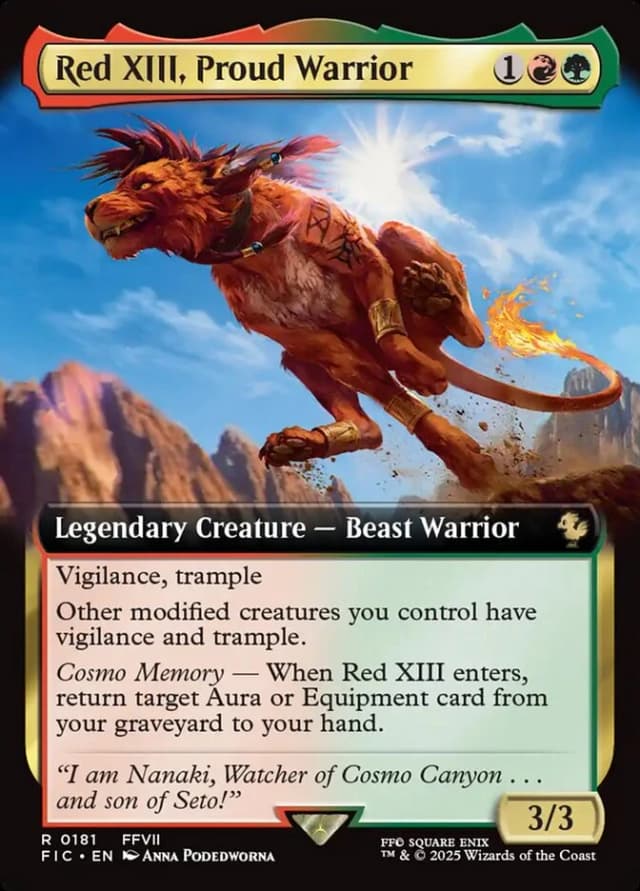 Red XIII, Proud Warrior image