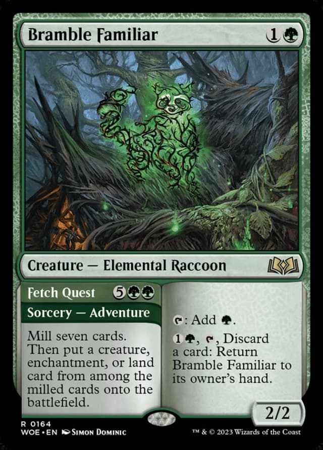 Bramble Familiar // Fetch Quest image