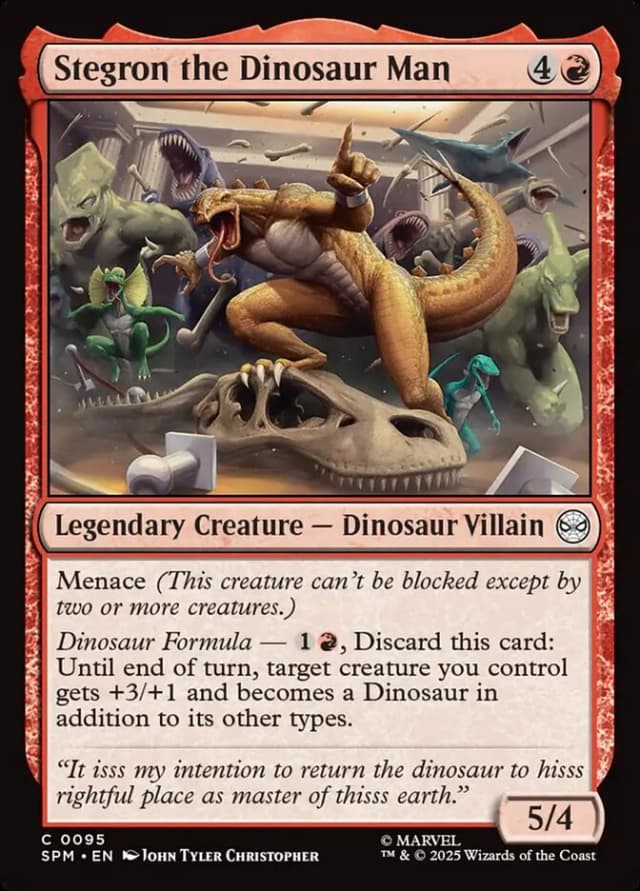 Stegron the Dinosaur Man image