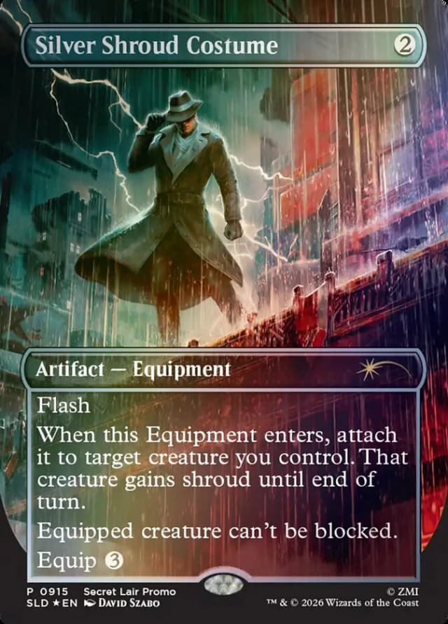 Silver Shroud Costume image