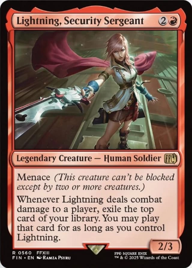 Lightning, Security Sergeant image