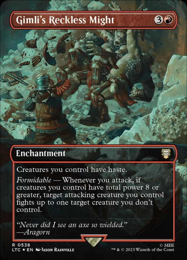 Gimli's Reckless Might image