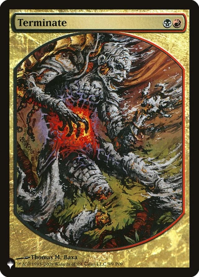 Terminate image