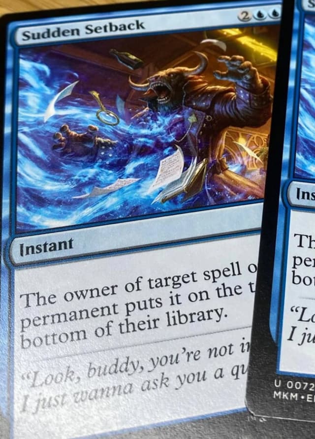 Sudden Setback image