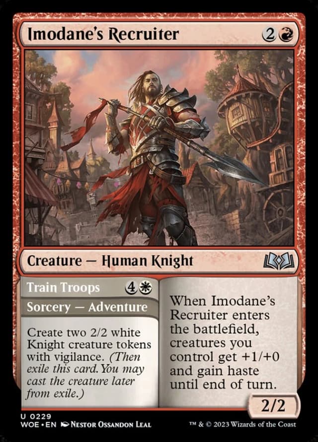 Imodane's Recruiter // Train Troops image