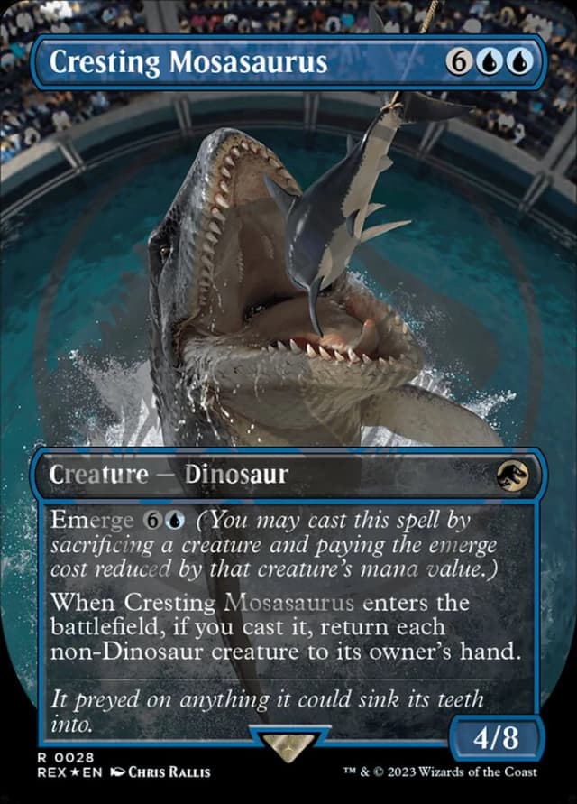 Cresting Mosasaurus image