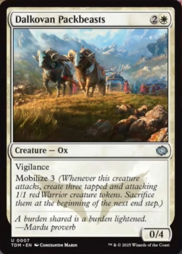 Dalkovan Packbeasts image