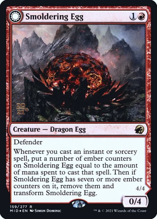 Smoldering Egg // Ashmouth Dragon image