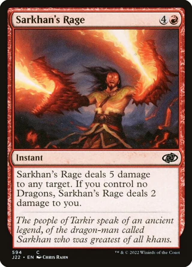 Sarkhan's Rage image