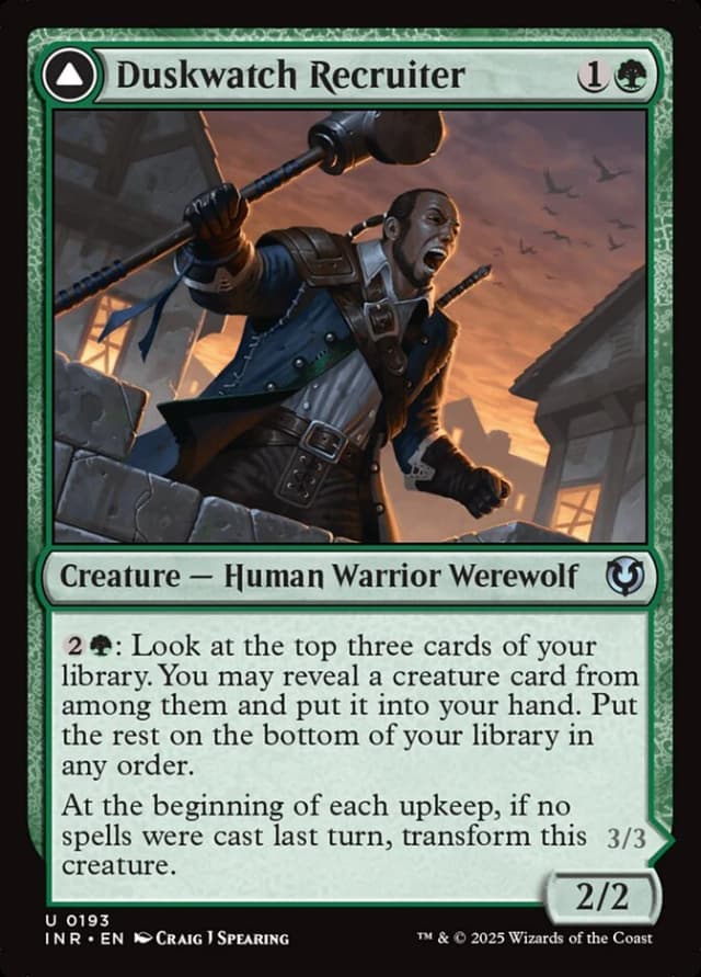 Duskwatch Recruiter // Krallenhorde Howler image