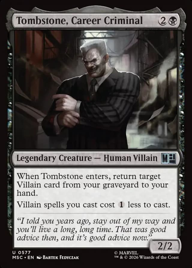 Tombstone, Career Criminal image