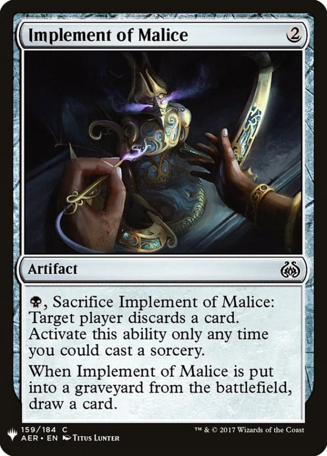 Implement of Malice image