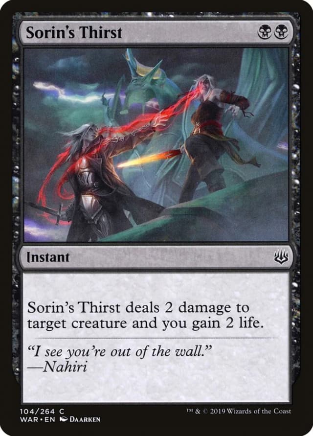 Sorin's Thirst image