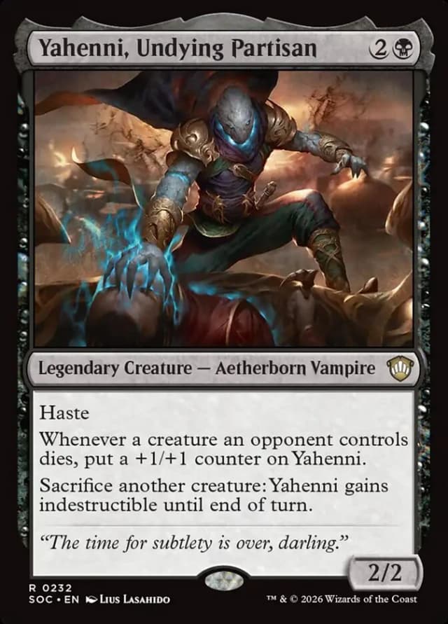 Yahenni, Undying Partisan image