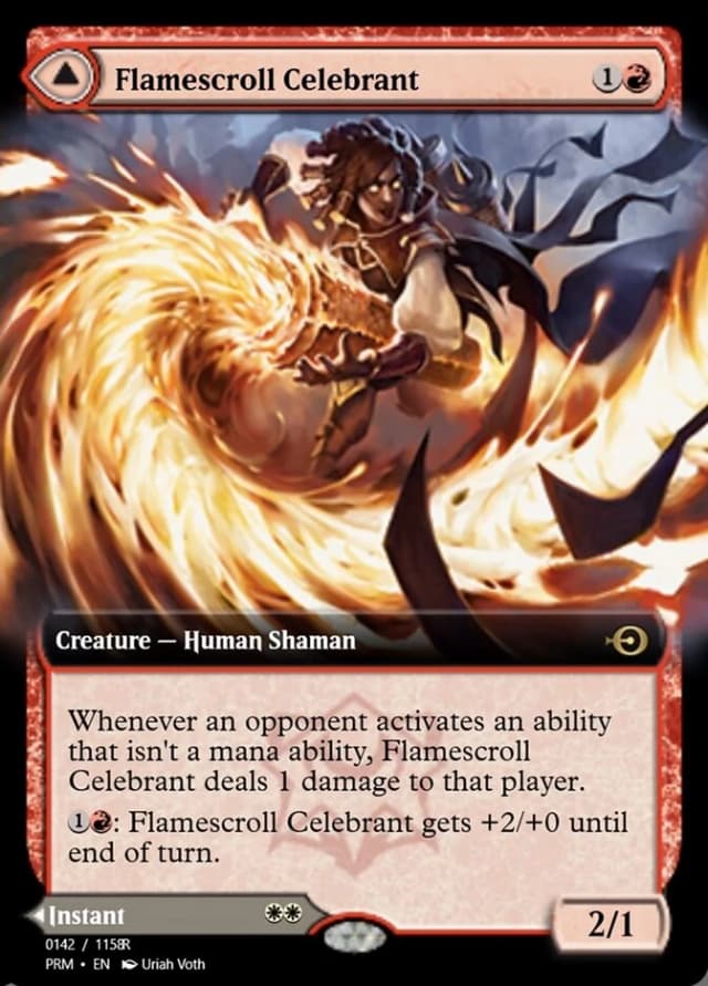 Flamescroll Celebrant // Revel in Silence image