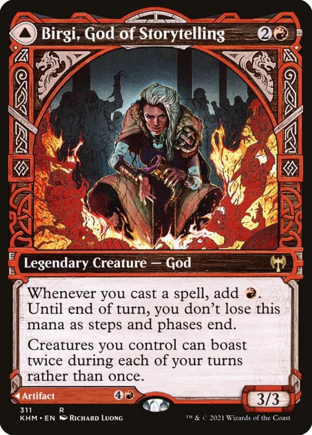 Birgi, God of Storytelling // Harnfel, Horn of Bounty image
