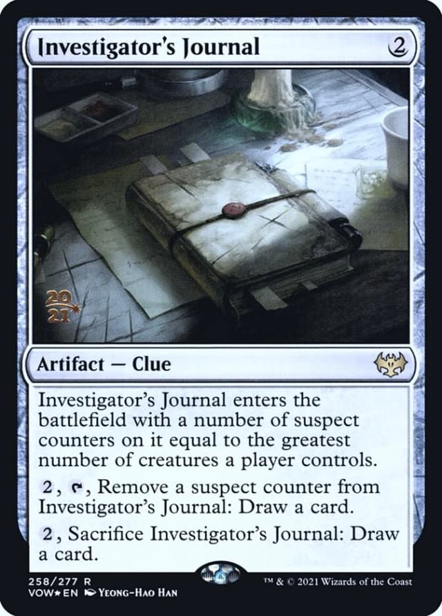 Investigator's Journal image