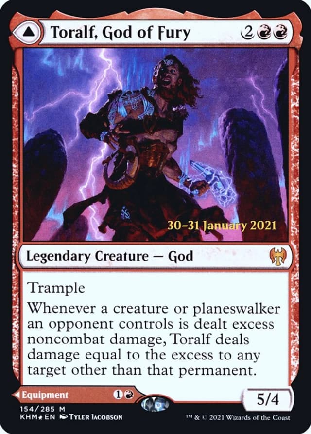 Toralf, God of Fury // Toralf's Hammer image