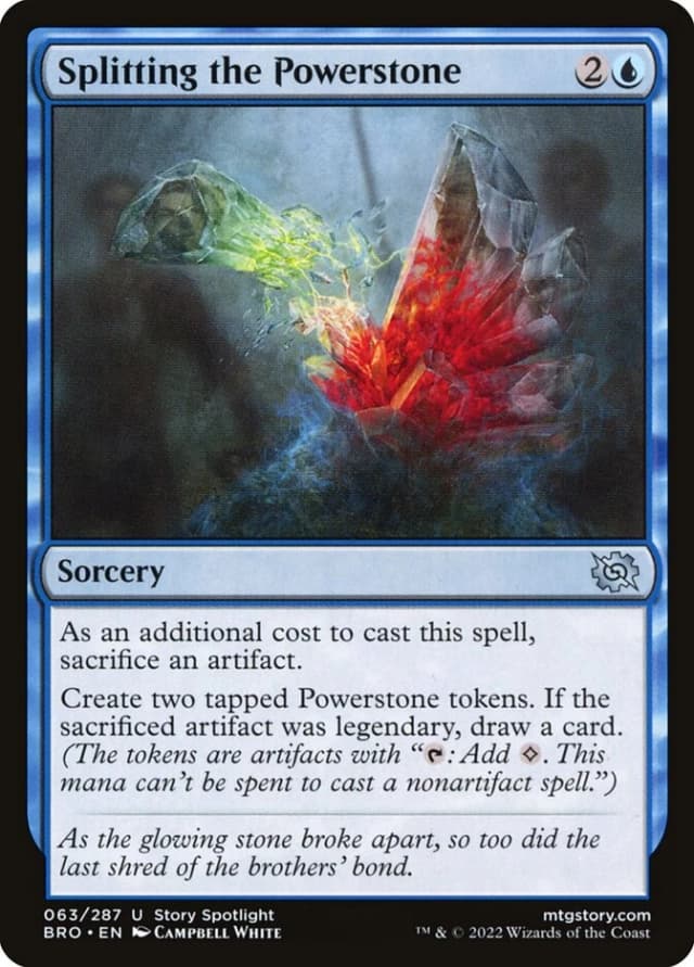 Splitting the Powerstone image