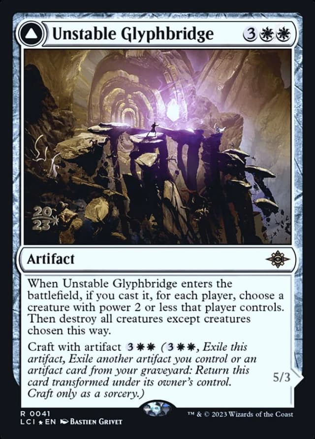 Unstable Glyphbridge // Sandswirl Wanderglyph image