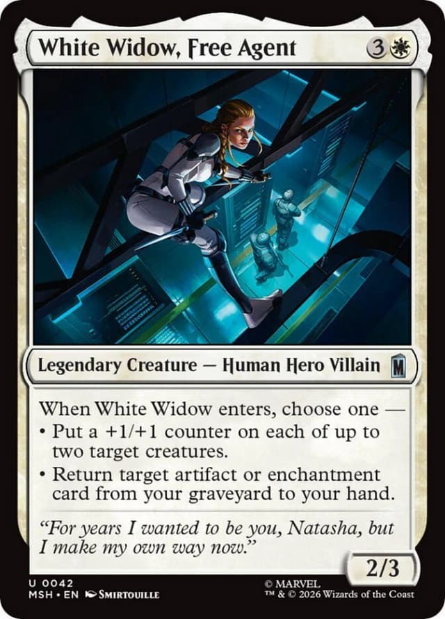 White Widow, Free Agent image